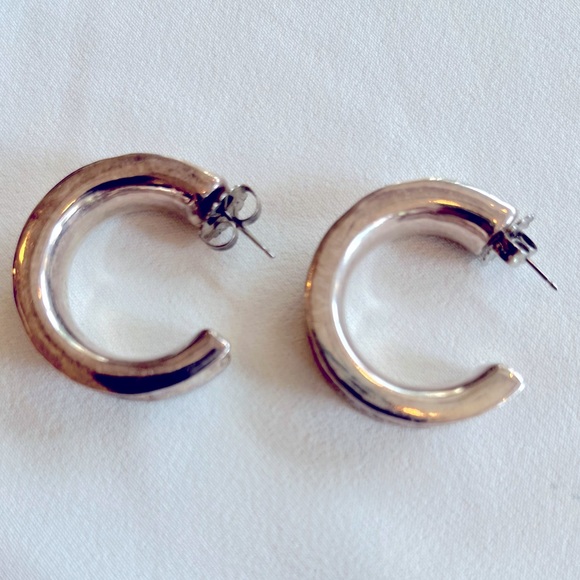 Simon Sebbag Designs Silver Hoop Earrings - Picture 9 of 16
